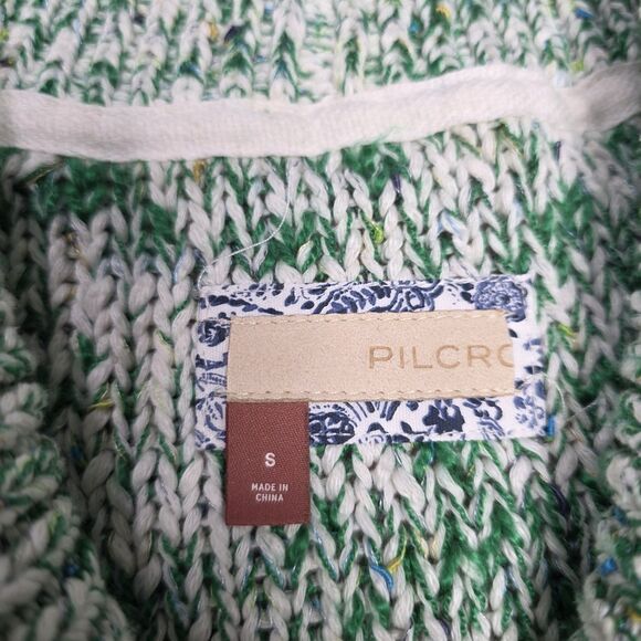 Anthropologie Pilcro Mountain Sunset Embroidered Cardigan Sweater Size Small - Picture 3 of 10